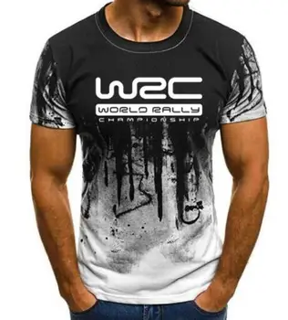 

New Logo Print T Shirt European and American World Rally Championship WRC Style Short Sleeve T-shirt Camouflage Short Sleeve JYF