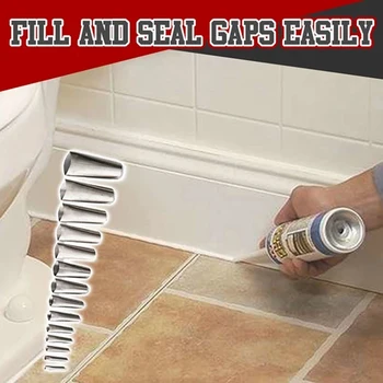 

Portable Caulking Finisher Stainless Steel Sealant Caulk Nozzle Tools Applicator for Household Bedroom Accessories