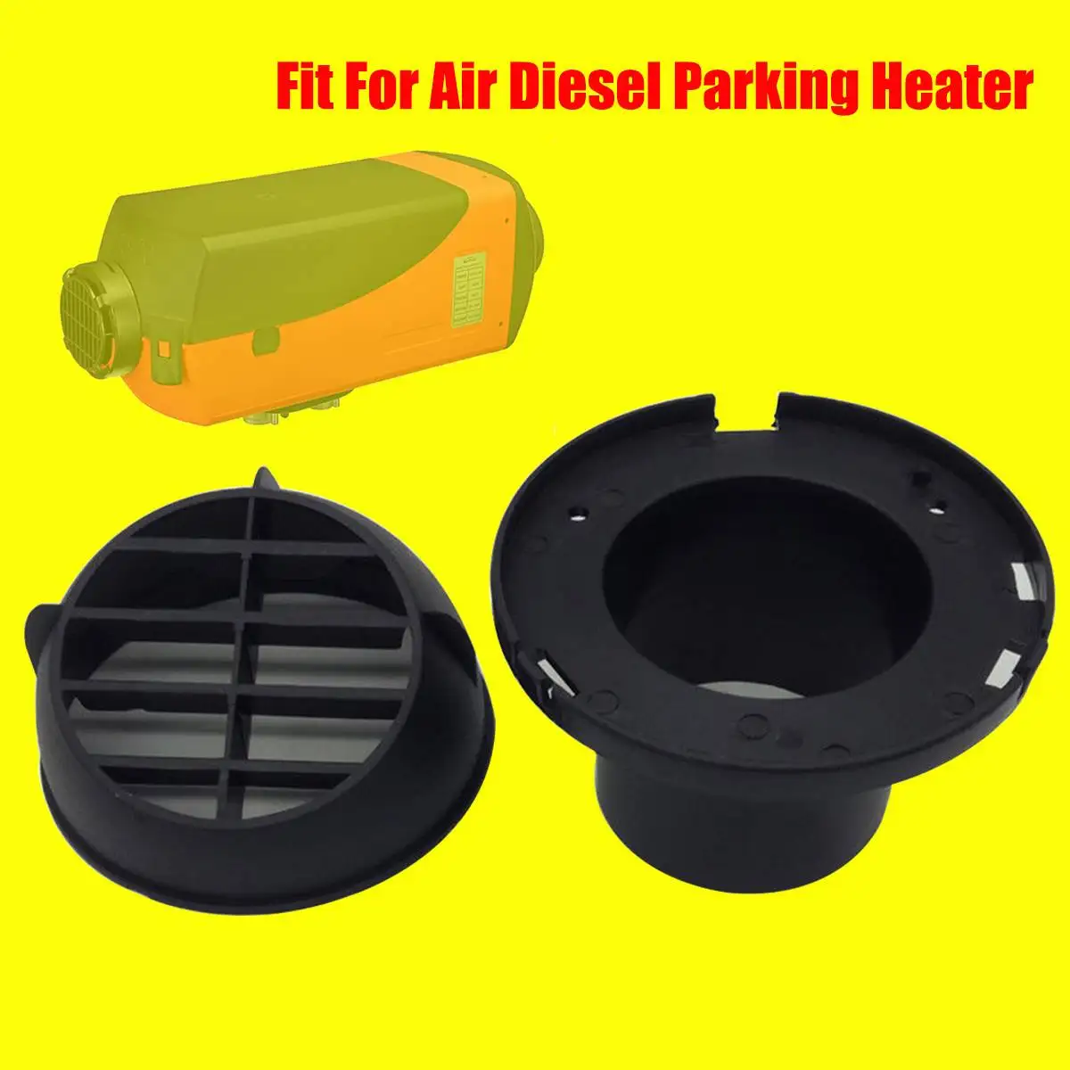 

75 mm 2.95'' Air Outlet Vent Plastic Net Cover Cap Of Exhaust Pipe For Car Air Diesel Parking Heater For Truck Bus Caravan