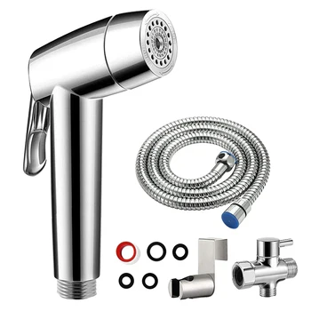 

1 Set Of Durable Simple Cleaning ABS Body Sprayer Bathroom Sprinkler Toilet Shower Head For Home Silver