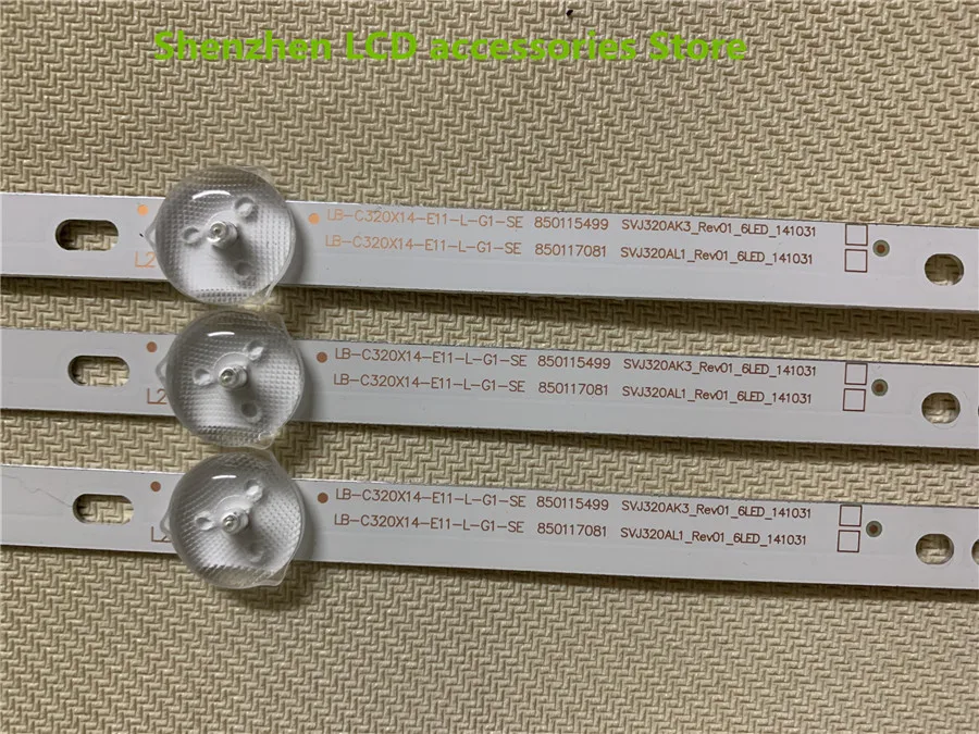 9 шт./лот для 32 дюймов использовать Changhong 32D2000/D7200 ЖК-дисплей подсветка светодиодный 32C1000N 56,2 см 6 светодиодный