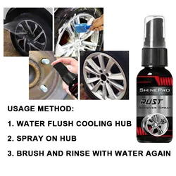 Rustout Instant Remover Spray Multipurpose Car Maintenance Cleaning Derusting Spray Rust Removal Agent For Bright Metal Strip