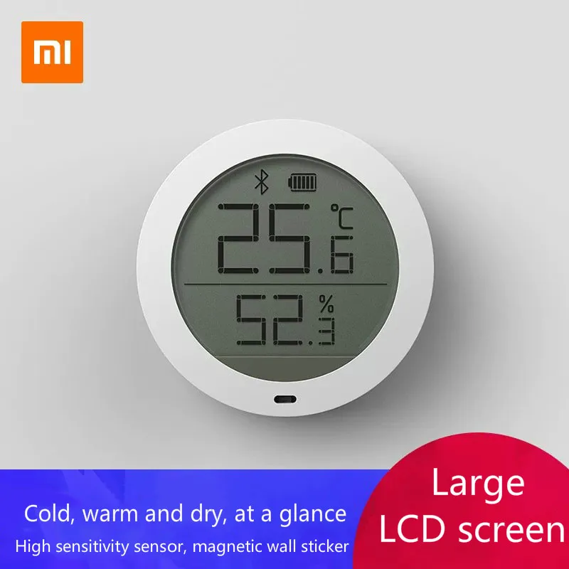 Высокочувствительный гигротермограф Xiaomi Mijia с Bluetooth ЖК экраном гигрометр