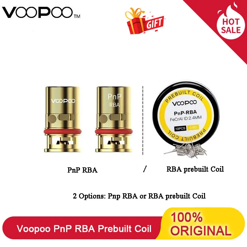 Готовая катушка Voopoo PnP RBA для самостоятельной сборки сопротивление MTL Half-DL PnP-RBA