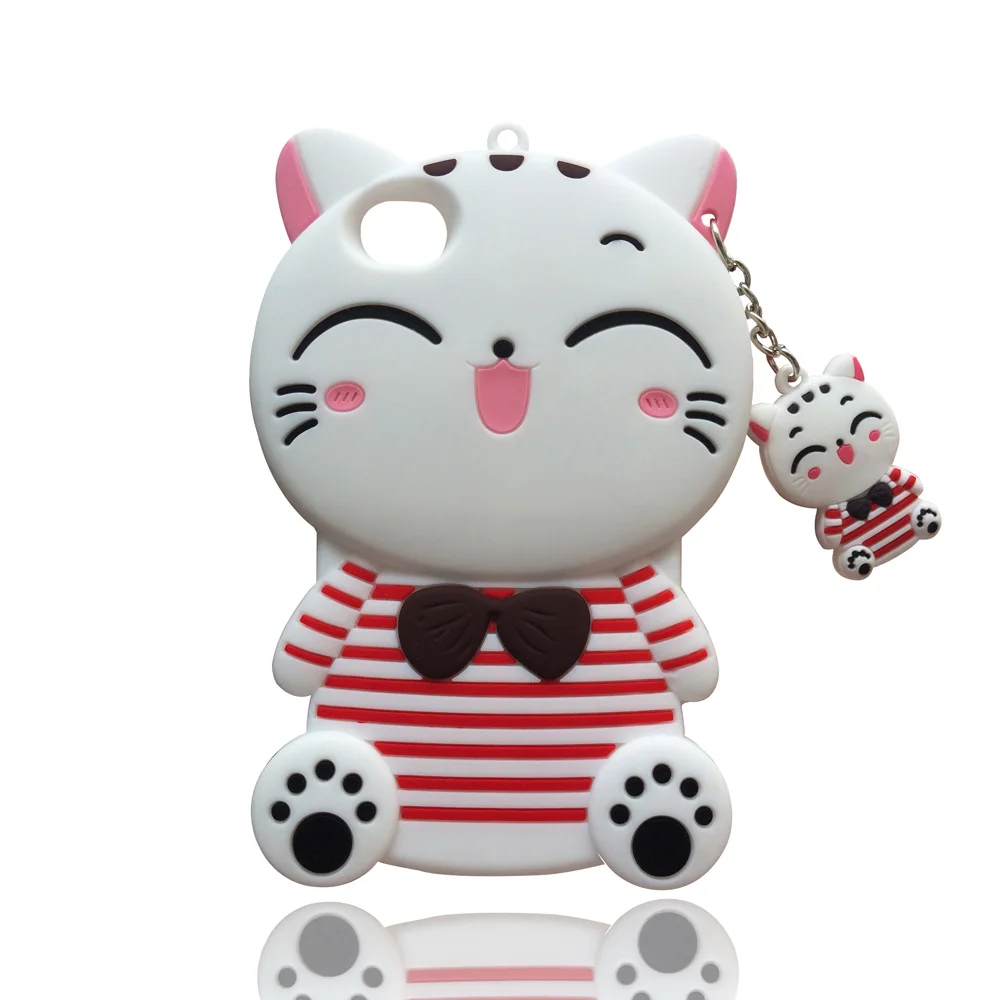 For iPhone 5 6 7 8 11 Pro X XR XS Max /Plus New 3D Cartoon Animal Soft Silicone Case Cell Phone Back Cover Skin Shell Shockproof