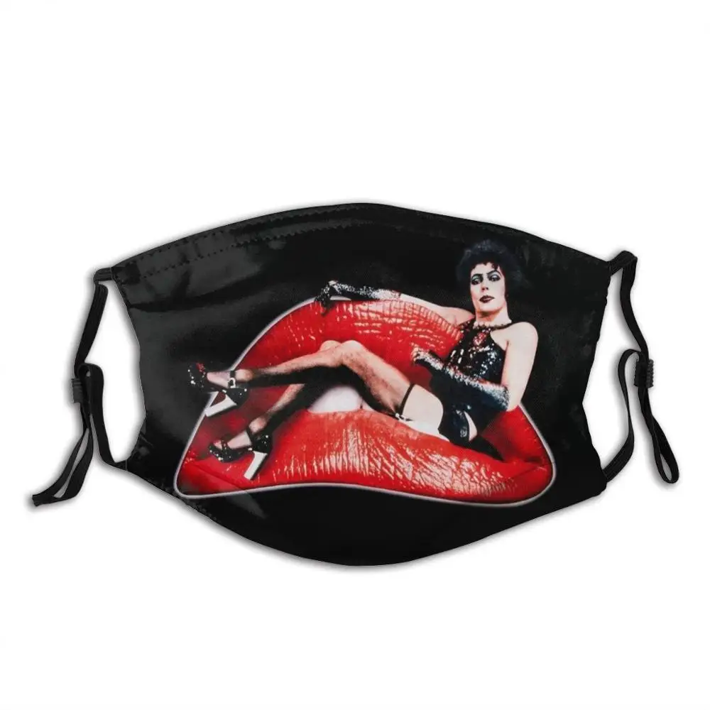 

The Rocky Horror Picture Show Vintage Cult Film Retro Tim Curry Face Mask With Filter Vintage Vintage Movies 1970S Musical