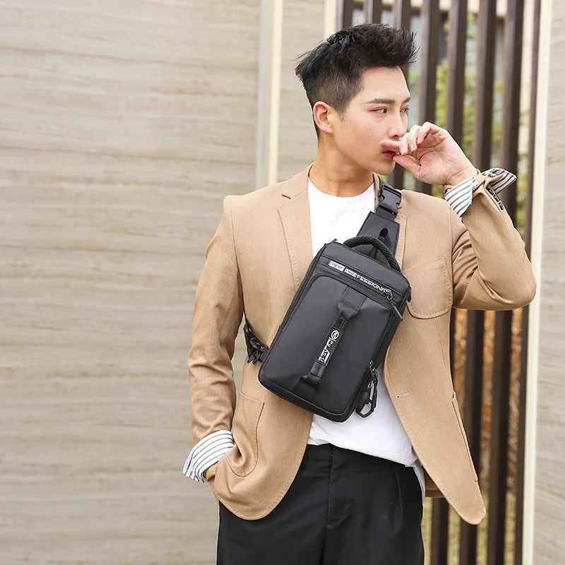 Chest Bag Men's Fashion Business Casual Shoulder Bag Men's Sling