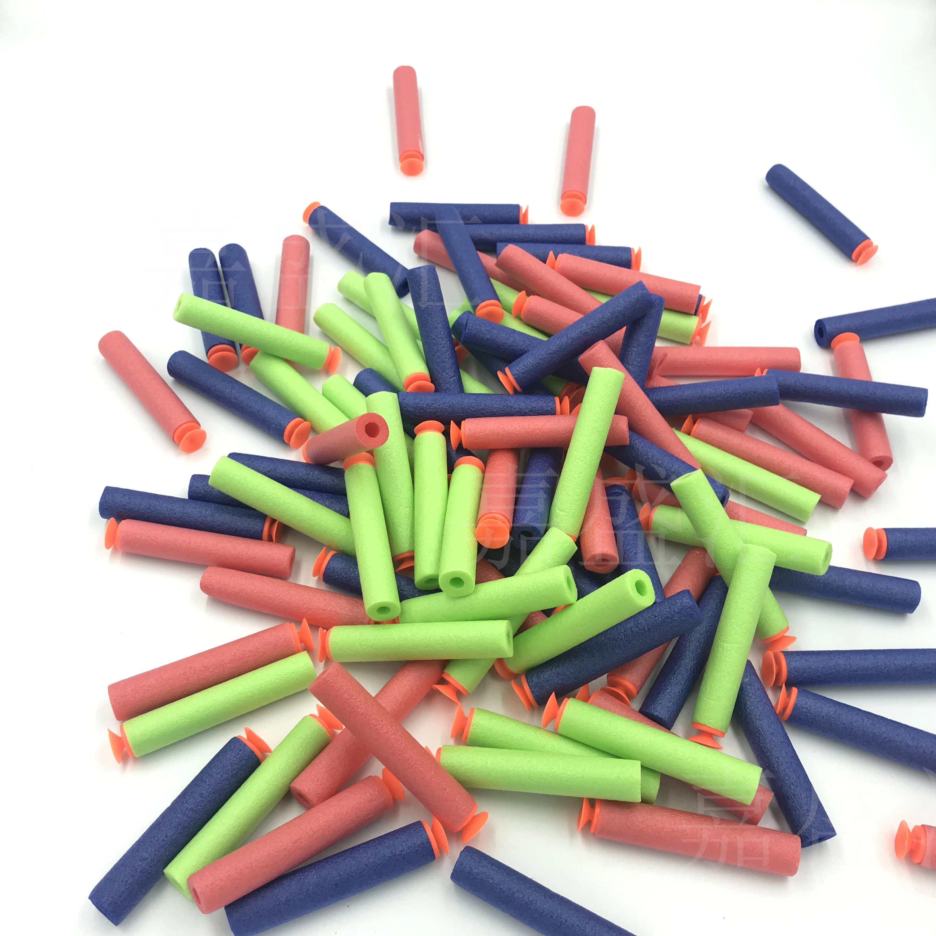 100 шт мягкие полые головки для Nerf см вспомогательная стрела игрушечный пистолет пули для Nerf серии бластер детские подарки, игрушки для взрослых
