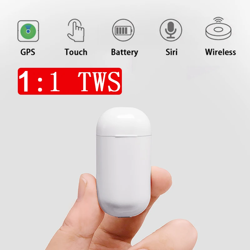 

Smart control 1:1 size Noise reduction Transparency Bluetooth 5.0 Earphone Wireless Charging Box Headsets 6D Airpoder Ao Earbuds