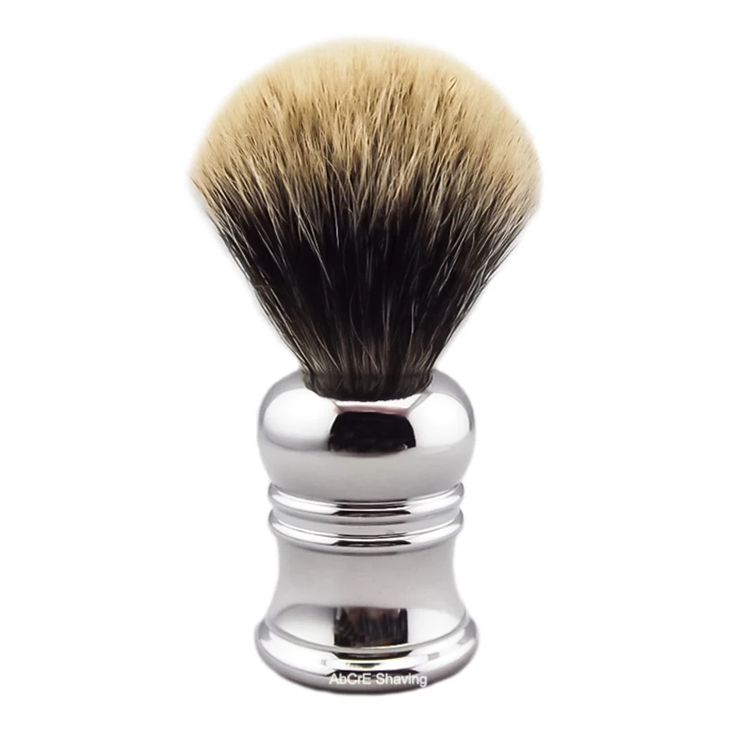 Finest/Silvertip Badger Hiar щетка для бритья из нержавеющей стали с металлической ручкой для чистки бороды