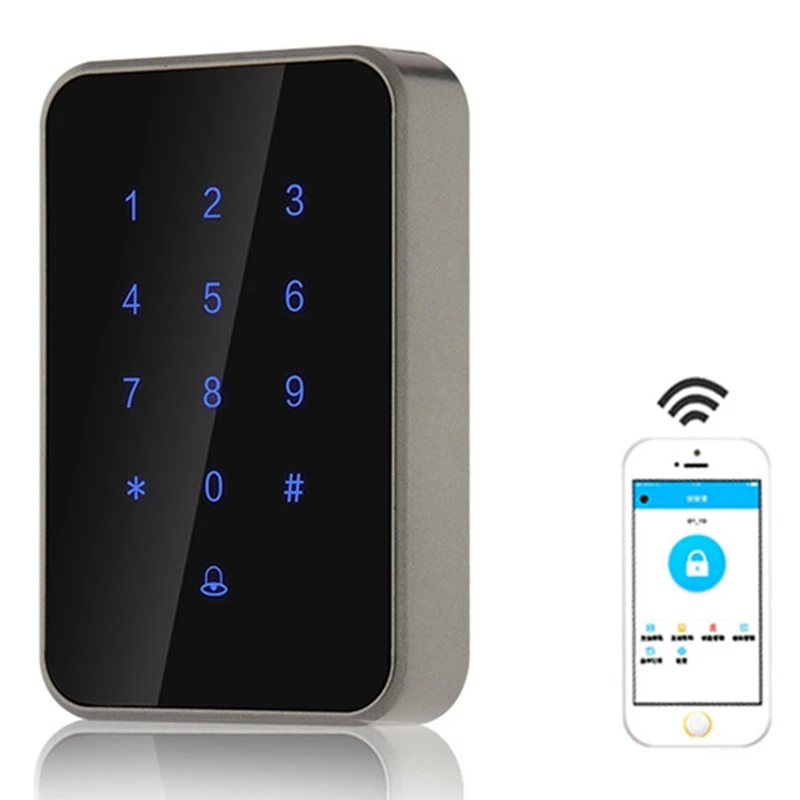 Digital Lock Access Control Card Reader Electronic Smart Door Lock Glass Door Security Lock Office