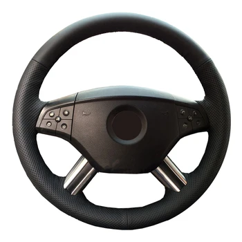 

DIY Genuine Leather Car Steering Wheel Cover For Mercedes Benz M-Class ML350 ML500 GL-Class GL450 /Custom Steering Wheel Braid