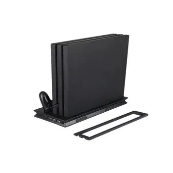 

PS4 Slim Vertical Stand with Cooler Cooling Fan Controller Charger Charging Dock Station Play Station 4 PS 4 S Games Accessories