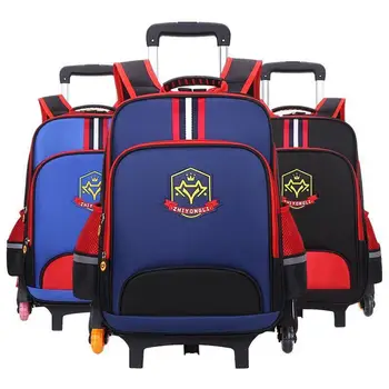 

children school bags with wheels Travel Trolley Bag Children School Bag For Teenager boys Kids Backpacks Mochila Infantil