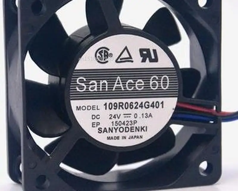 FOR Original Sanyo 109R0624G401 24V 0.13A 6cm 6025 3 line inverter fan Free shipping