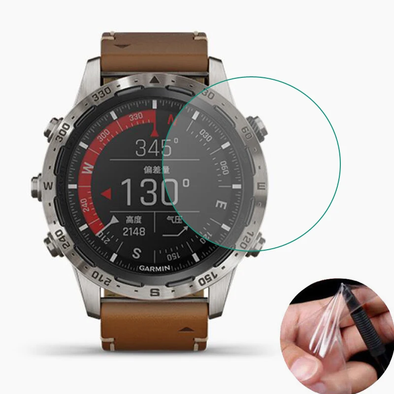 Soft TPU Clear Protective Film For Garmin MARQ Adventurer/Athlete/Driver/Captain/Aviator/Commander Watch Screen Protector Cover