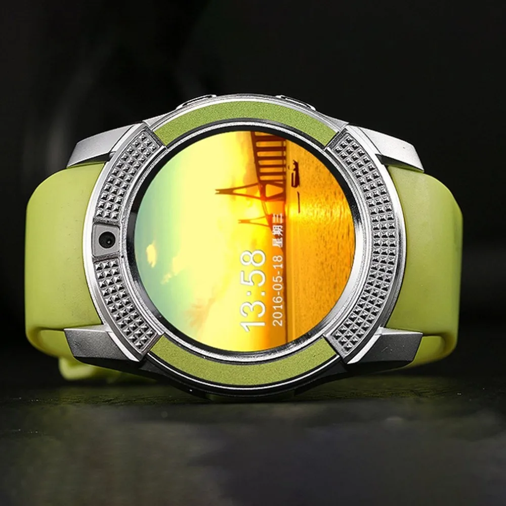 Смарт-часы многофункциональные с камерой Bluetooth Smartwatch Шагомер монитор сердечного ритма sim-карты наручные часы Reloj inteligente