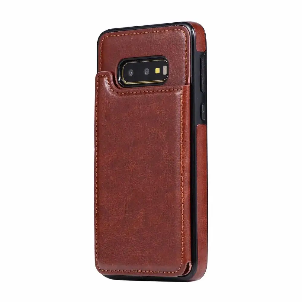 

JCOVRNI Double buckle for Samsung s10plus s10E s10 s9 card slot bracket holster for note10plus s8 note9 protection back cover