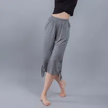 Best Price Latin Dance Loose wide leg drawstring Straight Cropped pants women Ballroom Tango trousers Cha Salsa rumba modern Dance Yoga Best Price Latin Dance Loose wide leg drawstring Straight Cropped pants women Ballroom Tango trousers Cha Salsa rumba modern Dance Yoga