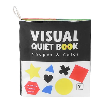 

1PC Baby Cloth Stereoscopic Vision Book Soft Fabric Book Early Educational Preschool Learning Book Enlightenment Learning Book T