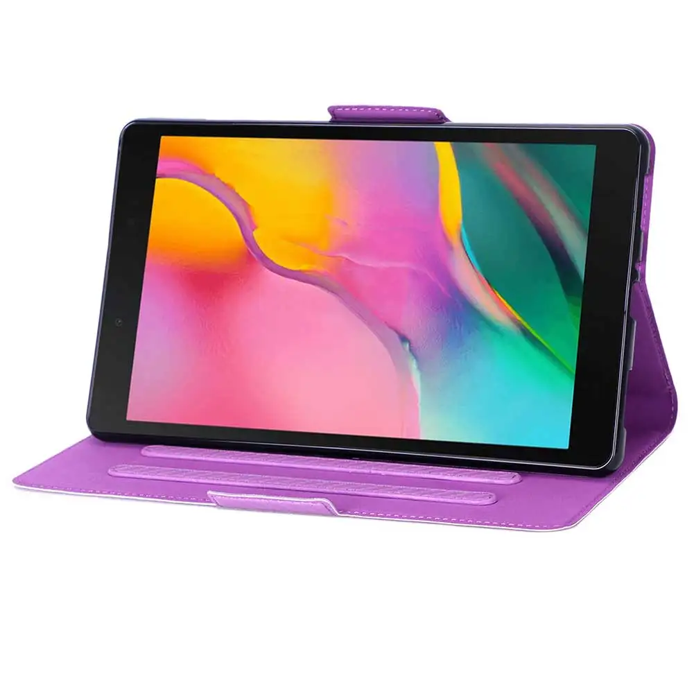 Легкий флип-чехол из искусственной кожи для Samsung Galaxy Tab A 8,0 дюймов S-Pen SM-T290 SM-T295 Чехол ударопрочный корпус