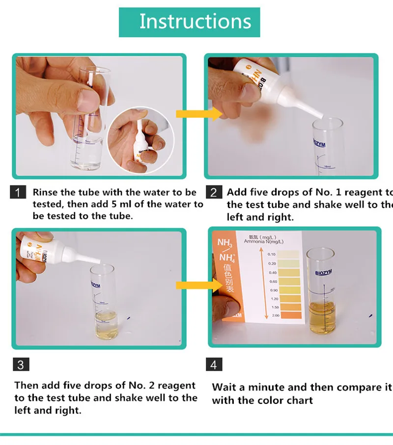 百因美鱼缸PH测试剂5