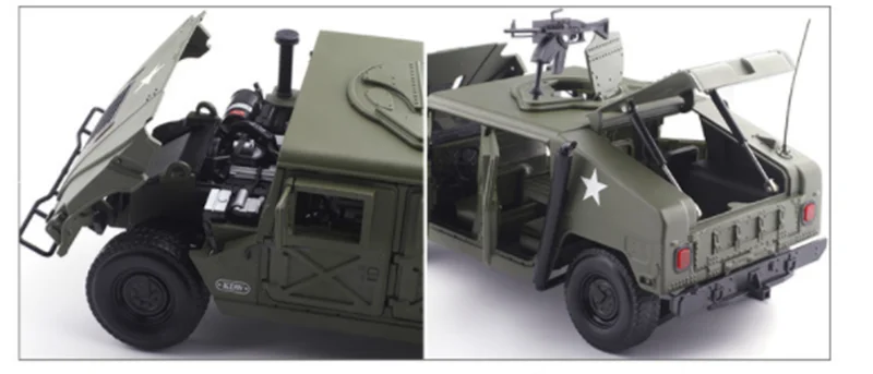 Коллекция 1:18 Масштаб 25 см пересечение леса поле боя модель автомобиля литой сплав военный автомобиль дисплей для взрослых