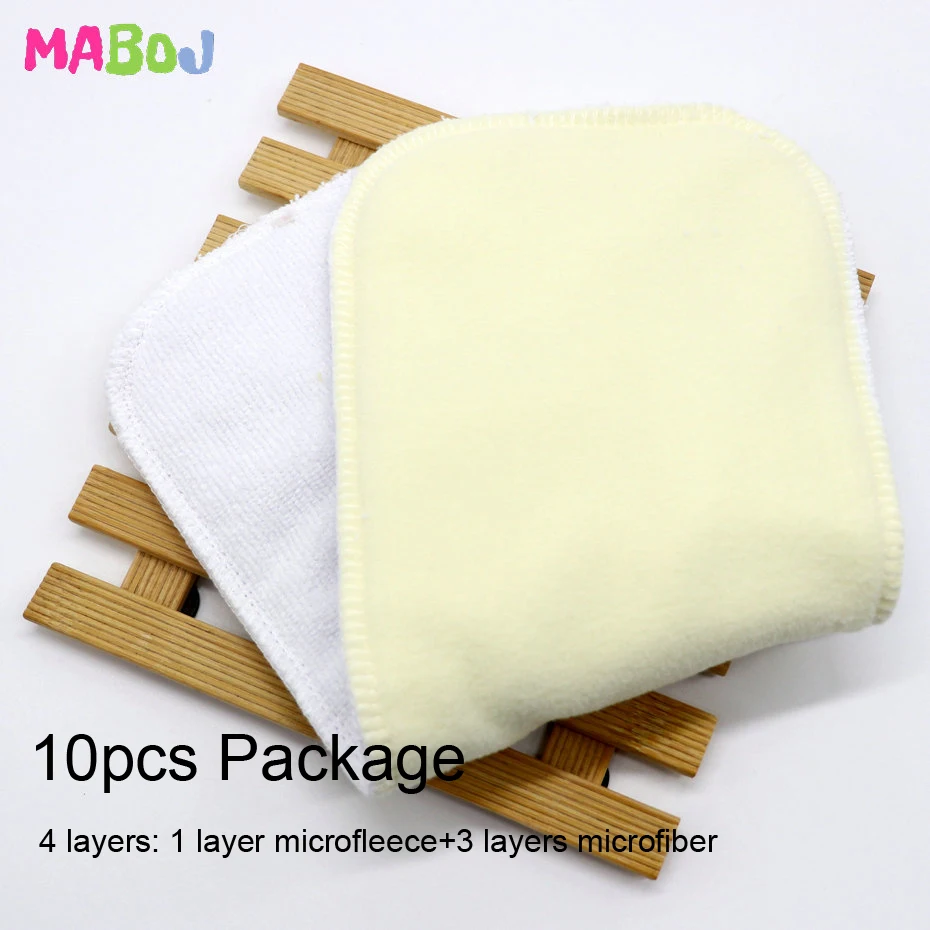 MABOJ Cloth Diapers Baby 9pcs Pocket Cloth Diaper One Size Reusable Washable Nappies Character Unisex Baby Care Pants Insert - Цвет: TPD8-2-6