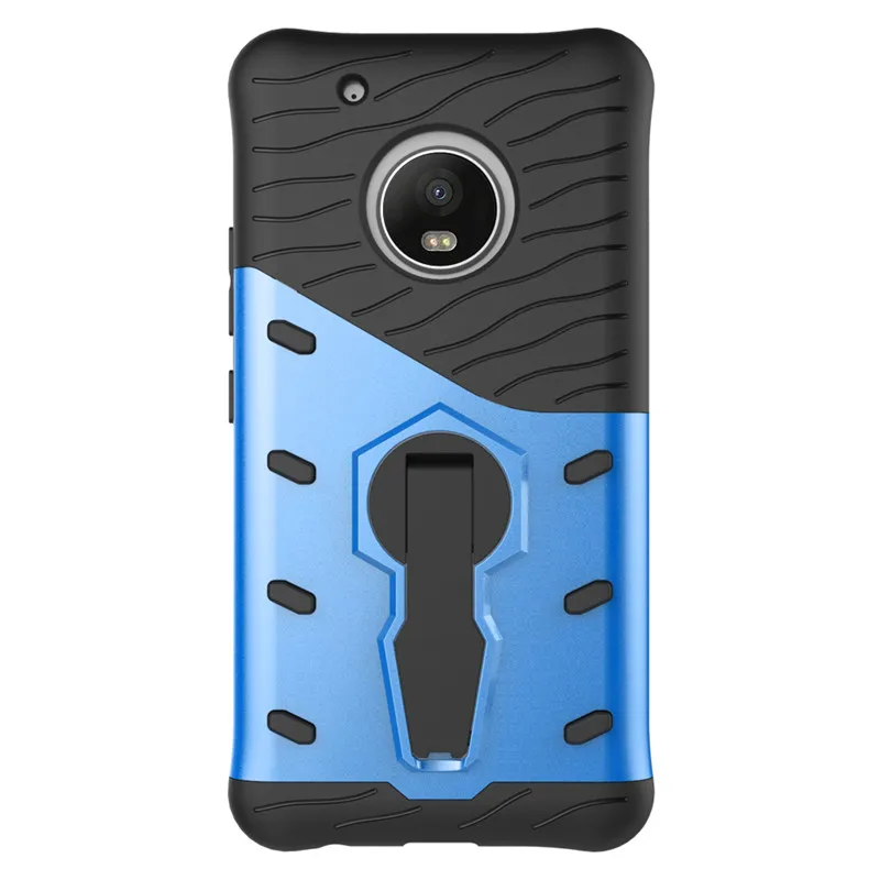 

Shockproof Key Bracket Case Motorola moto c m g3 g4 g5 g5s g6 e3 e4 Plus z2 x3 z droid z Force TPU Silicone+Metal PC Back Shell