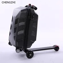 CHENGZHI 21 дюймов Трансформеры PC Мужской Дорожный чемодан скутер чемодан на колесиках сумка на колесиках
