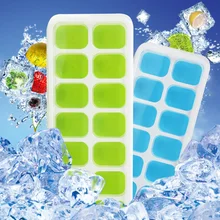 14 сетки Пищевой Силиконовый поднос для льда DIY креативный сок форма для льда фруктовый лед производитель кубиков квадратной формы кухонные аксессуары