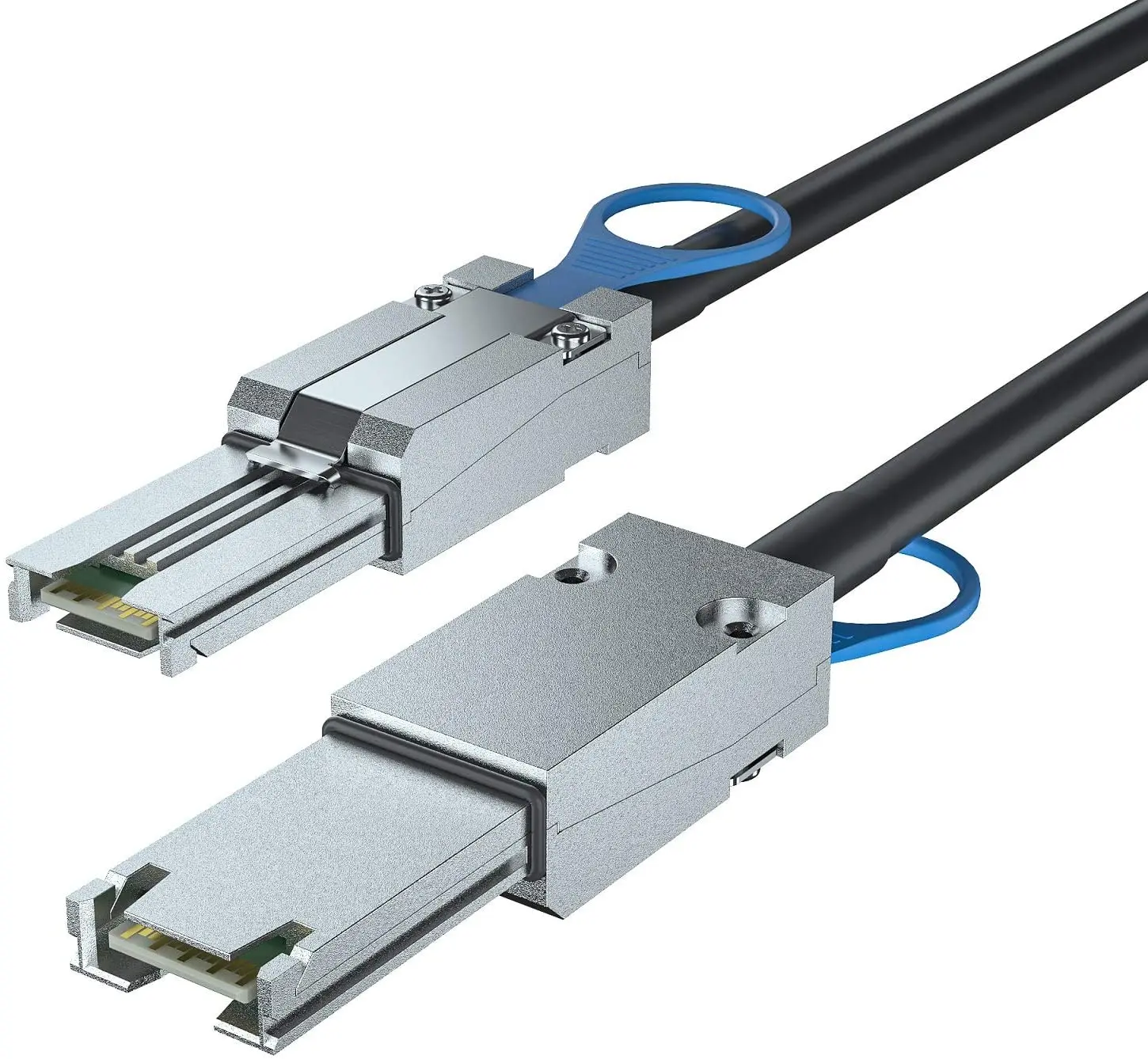 6G External Mini SAS SFF-8088 to SFF-8088 Cable, 100-Ohm, 2-m(6.6ft)