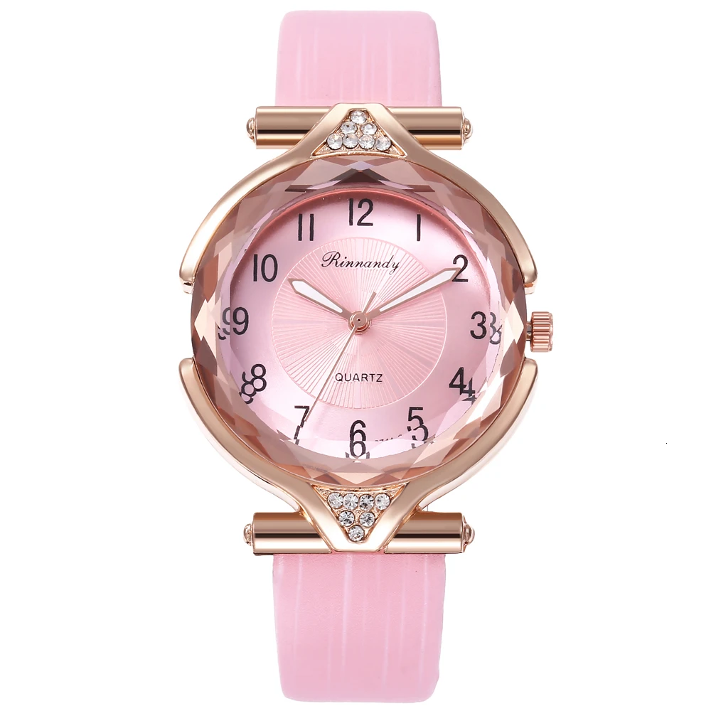 Изысканные наручные часы женские часы известной марки женские часы кварцевые часы женские кварцевые часы Montre Femme Relogio Feminino - Цвет: RD089-pink