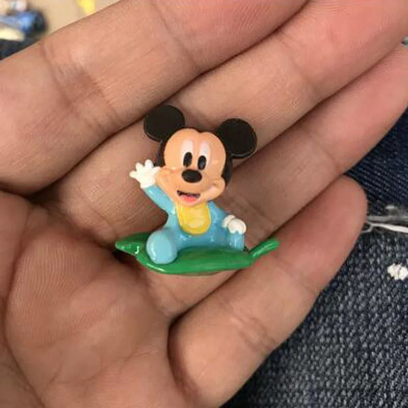 

10pcs Small Baby Mickey Figures Toy Mini Mickey PVC Action Figure Model Dolls DIY Materials