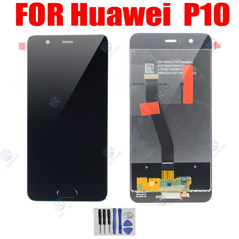 

Screen Complete LCD With Tactile For Huawei P10 Display Touch Screen With Frame Replacement For VTR-L09 VTR-L10 VTR-L29