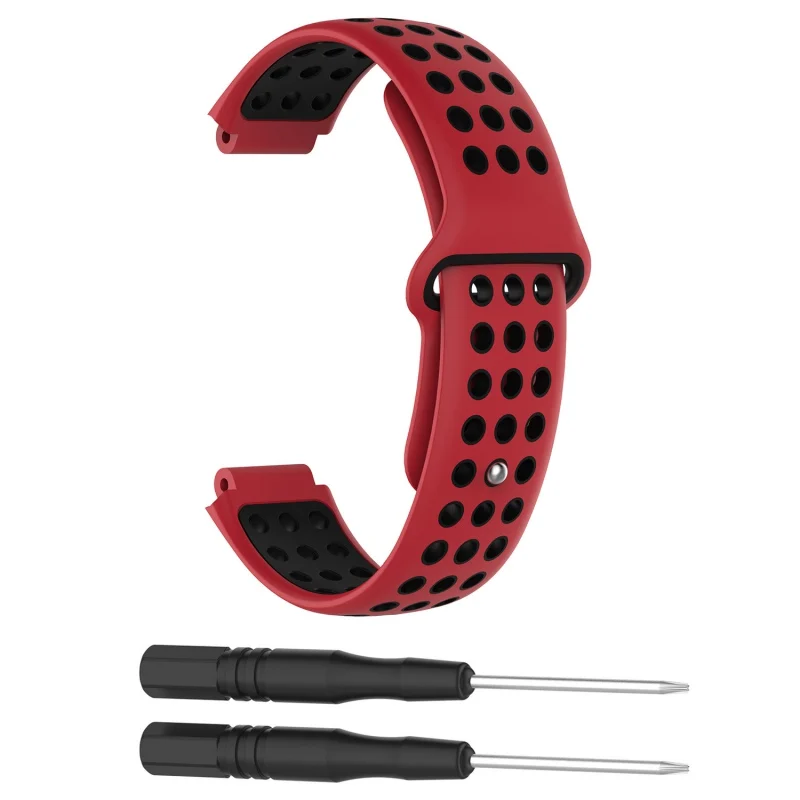 Силиконовый ремешок для часов Garmin Forerunner 220 230 235 620 630 730 645 для подходящих S20 S60 S50 смарт-часов - Цвет ремешка: RB