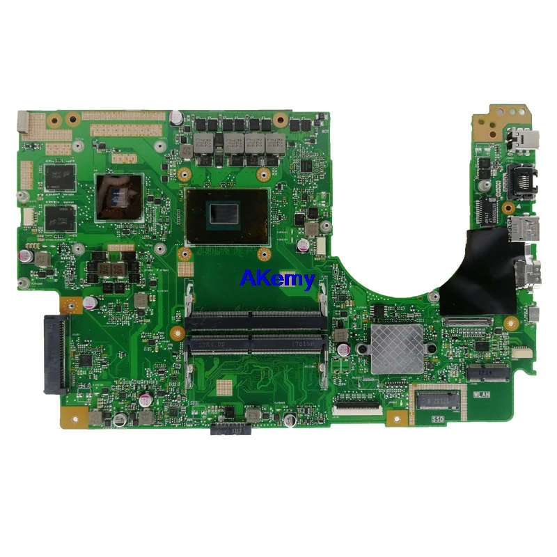 X580VD Motherboard with GTX1050 Graphics card i7-7700HQ CPU For ASUS Flying fortress X580 X580V X58