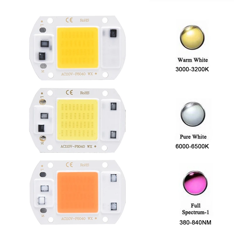 IC драйвер LED Beads Bulb COB Chip 110V вход Встроенный 20/30/50W | Лампы и освещение