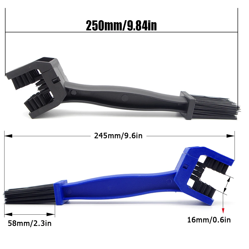 Portable Bicycle Chain Cleaner Motorcycle Road Bike Chain Clean Brush Bicycle Clean Tool Kit For Kawasaki Er5 Er6N J300 Kle500