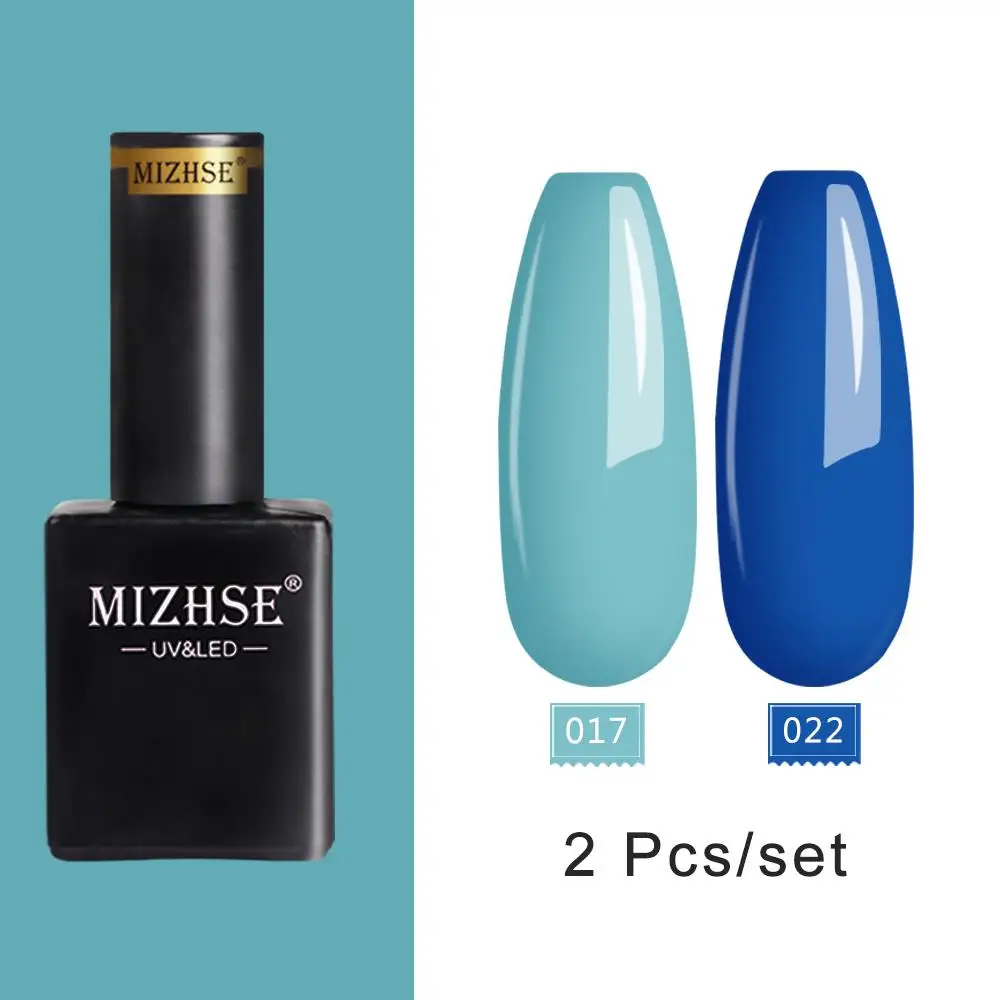 E-017-022 MIZHSE 15 мл 2 шт./компл. Чистый гель для ногтей с блестками Польский Комплект Стекло бутылка красное вино Гибридный Цвет серии Блестки био-Гели Soak Off УФ гель-Лаки - Цвет: E-017-022