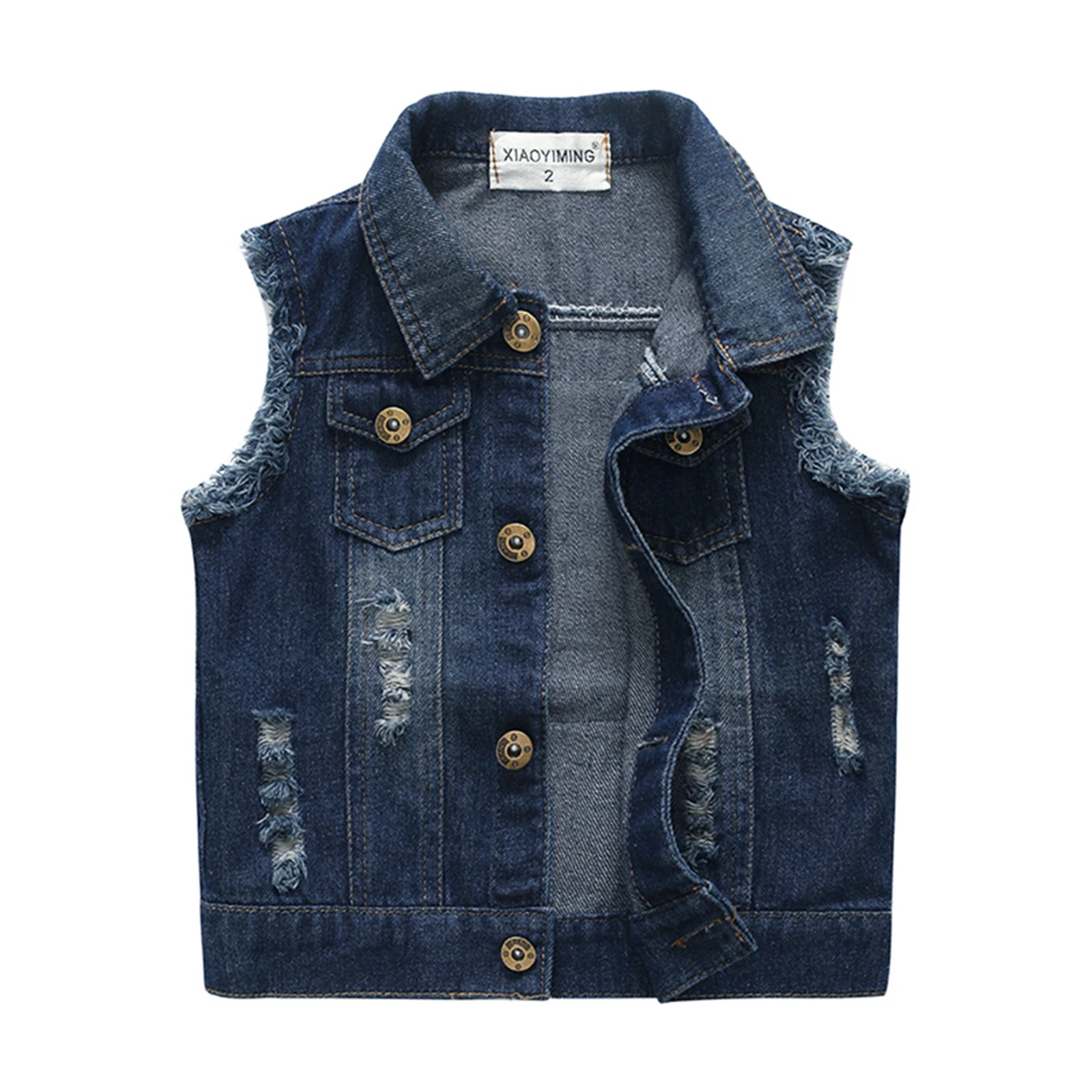 

1-8T kids vest baby boys vest Jeans Babe Jacket Denim Waistcoats Outerwear Children Clothing Spring Autumn Clothes boys jacket