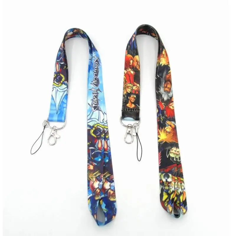 2 Color Anime Kingdom Hearts Cosplay Sora Cartoon Neck Lanyard Clip Badge Cards Polaroid Key Chain Straps Gift | Тематическая