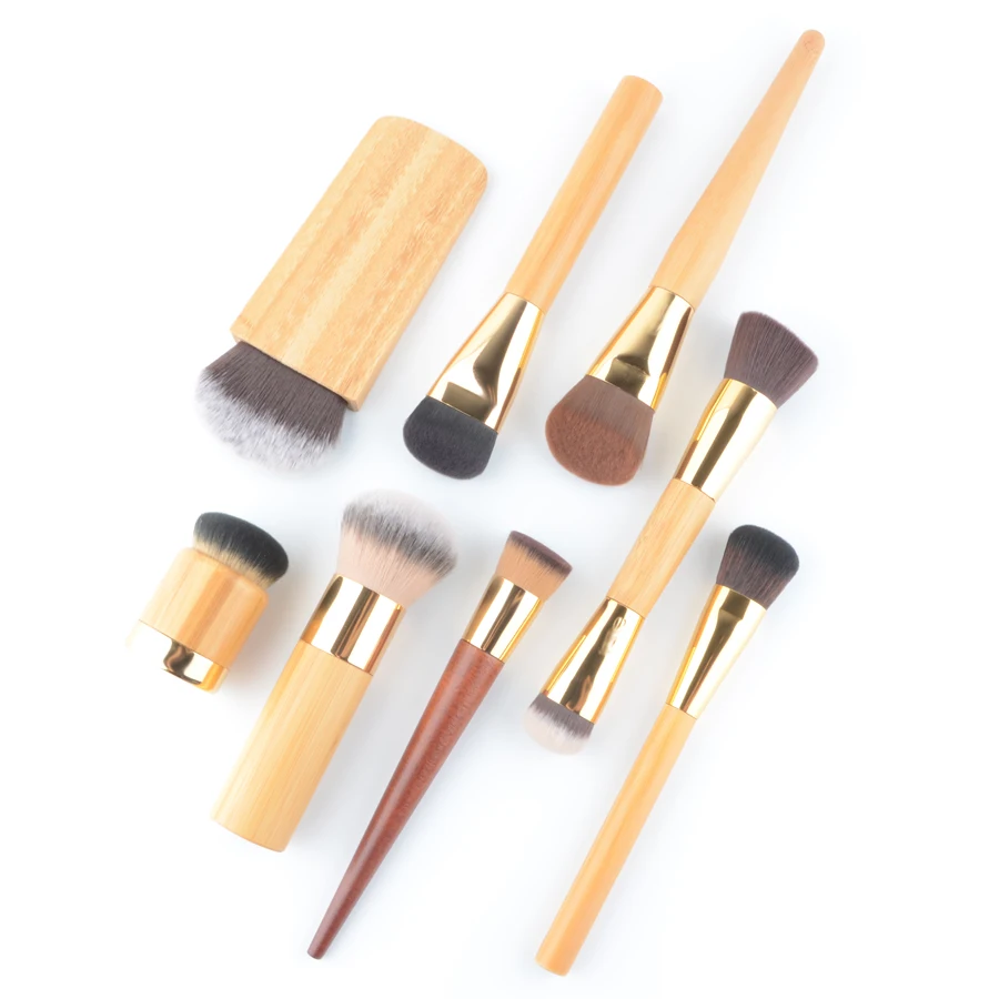 Super Soft Powder Make up brushes Foundation Blusher makeup brush Shadow blending contour Professional bamboo 1pc makeup brush set makeup brush makeup tool set makeup tool