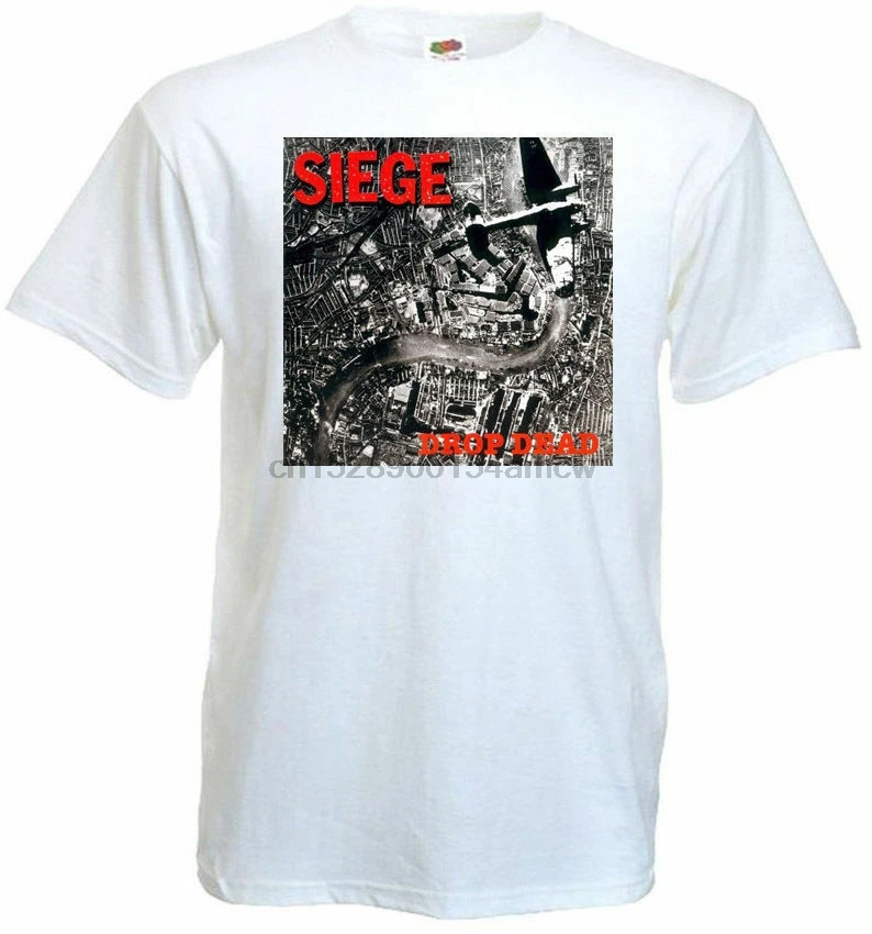 Dropdead v2 T-shirt white hardcore punk grindcore all sizes S-5XL(1) |