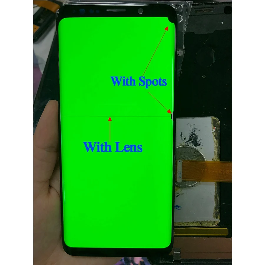 ЖК дисплей для Samsung S9 сенсорный Plus полос мертвые пиксели дефектный экран|touch screen