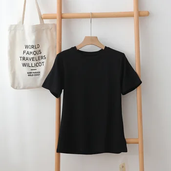 

Shirts Women New Hot Sale Student T-shirt Womens Gray Fashion Harajuku Striped