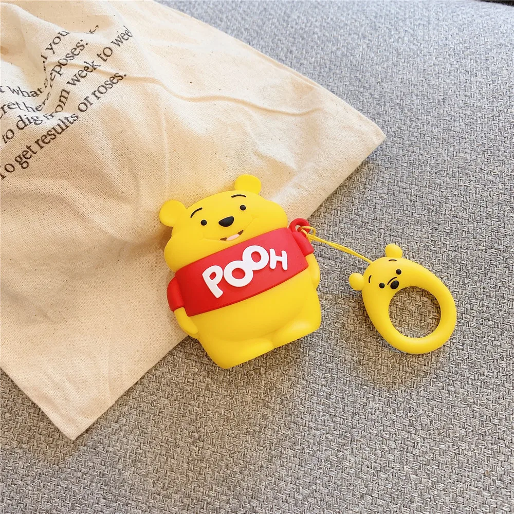 X108 Милый мультяшный чехол для Airpods, чехол, роскошный силиконовый чехол для Apple Airpods 1 2, чехол для гарнитура для Airpods, чехол, Etui - Цвет: X108