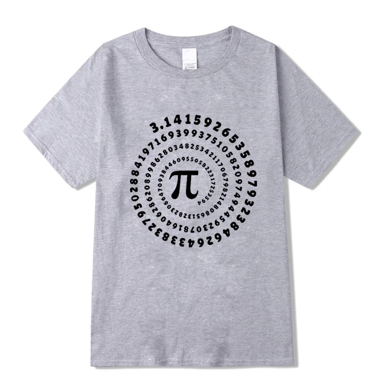 Men's T-shirt 100% cotton short sleeve Mathematical geometry printed men Tshirt  o-neck street style cool funny loose T-shirt