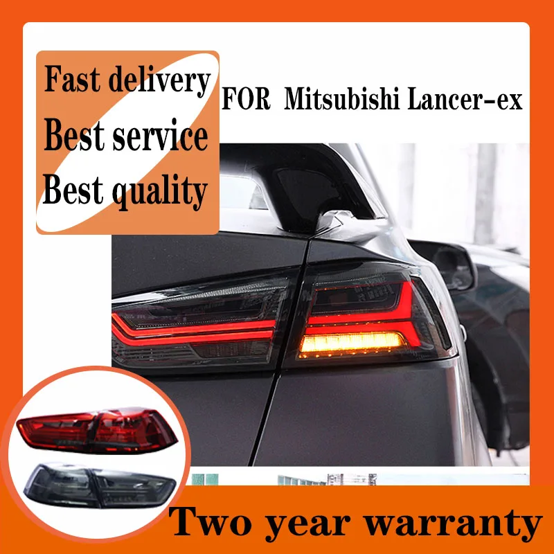 

For Mitsubishi Lancer-ex Taillights 2011-2015 for Lancer-ex LED Tail Lamp+Turn Signal+Brake+Reverse LED Light 4PCS Car Styling