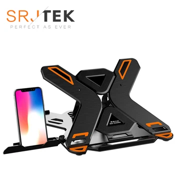 

360 Rotating Laptop Stand Foldable Notebook Stand For Macbook 15 Lenovo Laptop Holder Computer Cooling Bracket With Phone Holder